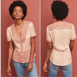 Anthropologie Lace Blouse